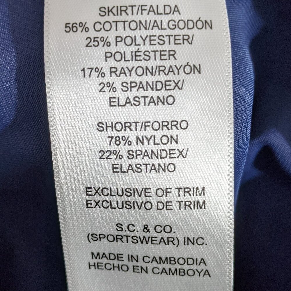 3 skorts size :L , Brand: S.C. & Co. Ladies' Denim , White, Blue , Black - Picture 14 of 14